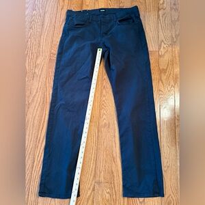 Hudson Byron Jeans Men's 36x32 Straight Leg Denim Button Fly 5 Pocket Midnight